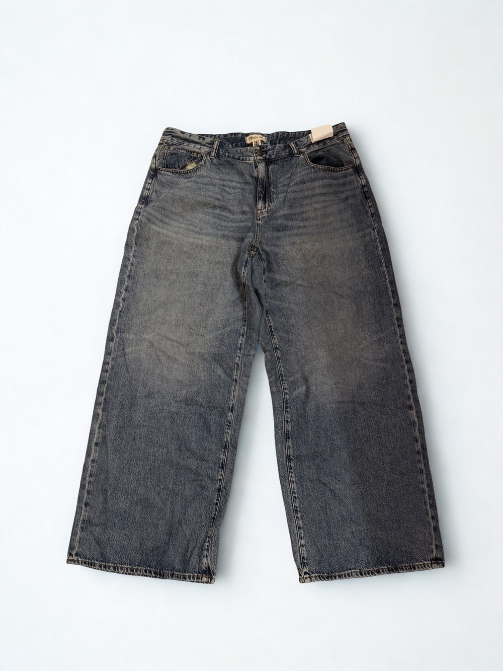 Madewell Superwide-Leg Jeans in Light Denim Blue